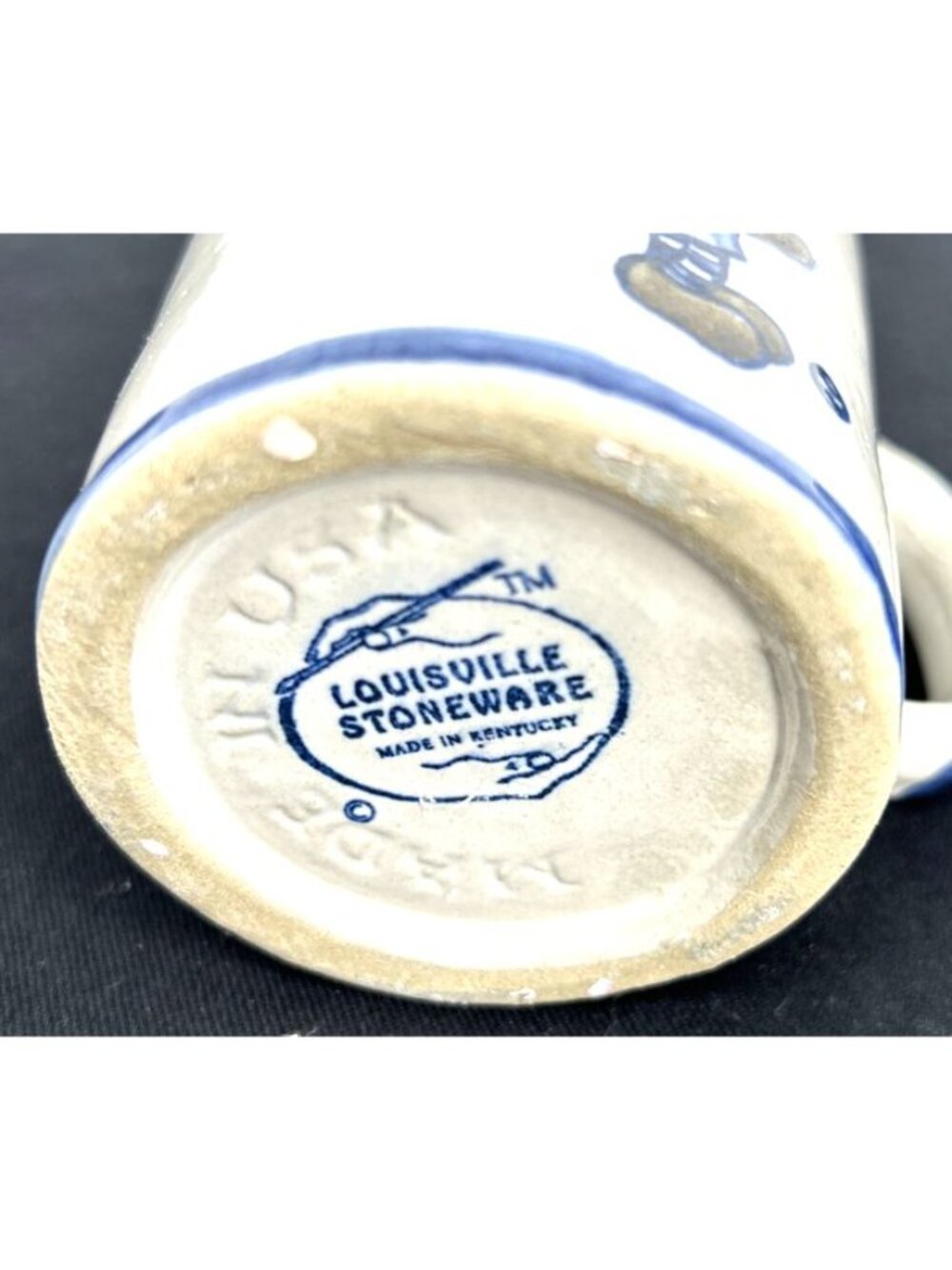Louisville Stoneware Baseball Child’s Tea Cup Pottery 3.25" - Picture 7 of 7